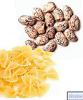 पास्ता और बीन्स - फलियां